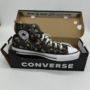 Converse Chuck Taylor Shoes Unisex Mens 10.5 Womens‎ 12.5 Black Hi Dip Dye NEW